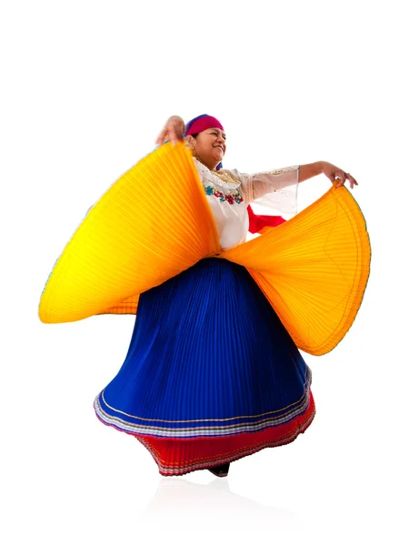 Tanzende lateinische Zigeunerin — Stockfoto