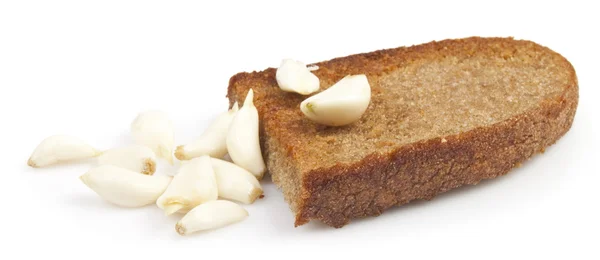 Fried Garlic Toast White Background — Stock Photo, Image