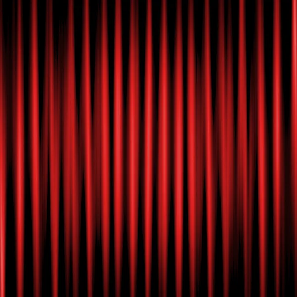 Roter Bühnenvorhang Mit Licht Und Schatten — Stockfoto