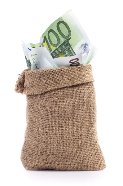 Bag money — Stock Photo, Image