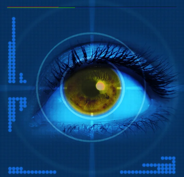 Targeted eye — Stock Photo, Image