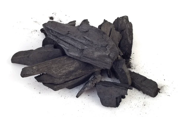 Деревянный уголь — стоковое фото