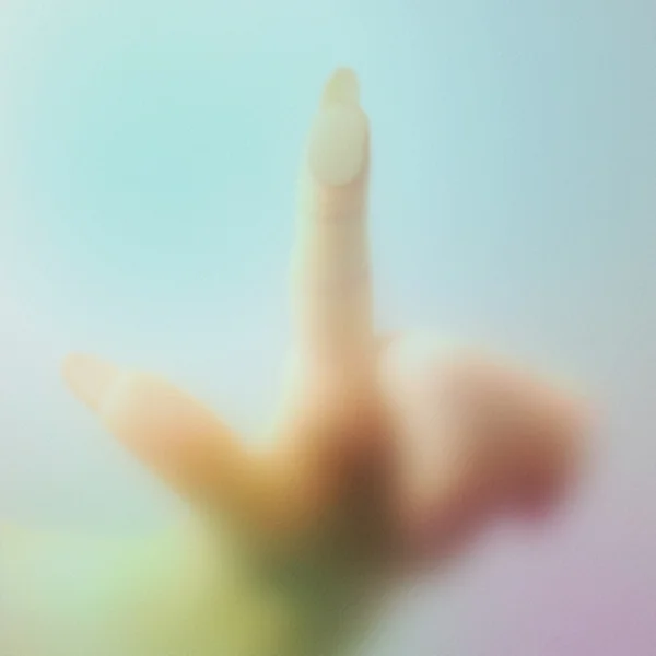 Женский палец — стоковое фото
