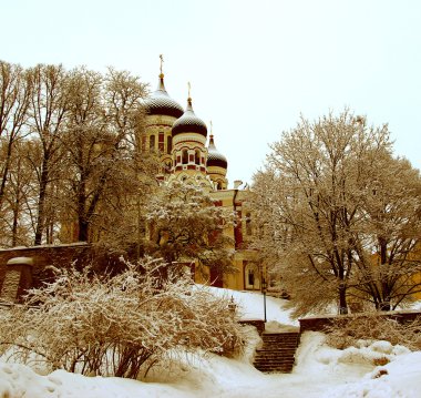Temple Aleksandr Nevski in Tallinn clipart