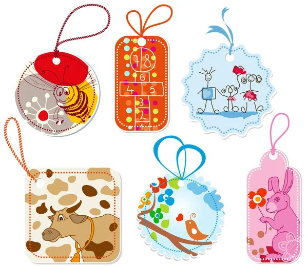 Gift tags — Stockvector