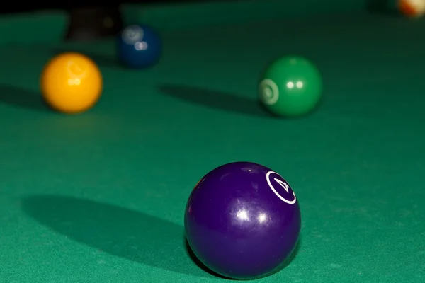 Playing billiards — Stock Photo, Image