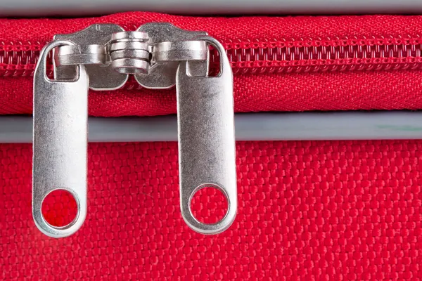 Suitcase zipper — Stock Photo, Image