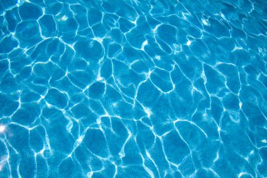 Blue pool's water texture clipart