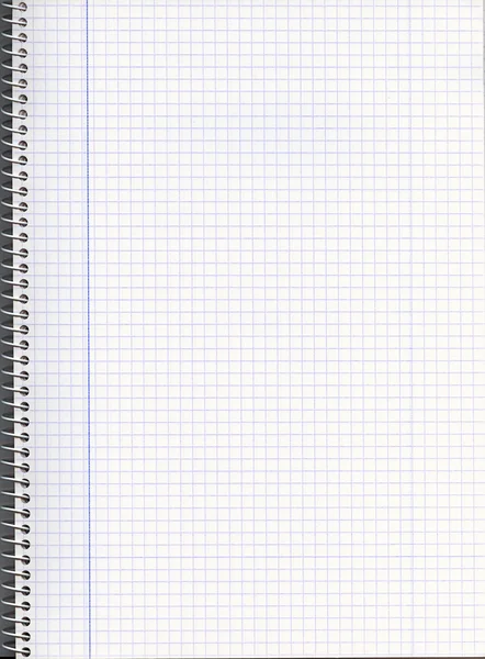 Black Notebook Squares Write — Stock Photo, Image
