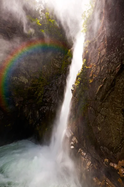 stock image Pailon Del Diablo Waterfall