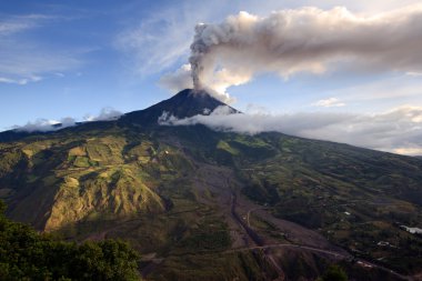 Tungurahua Volcano Landscape clipart