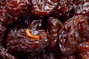 Dried Raisins Close Up