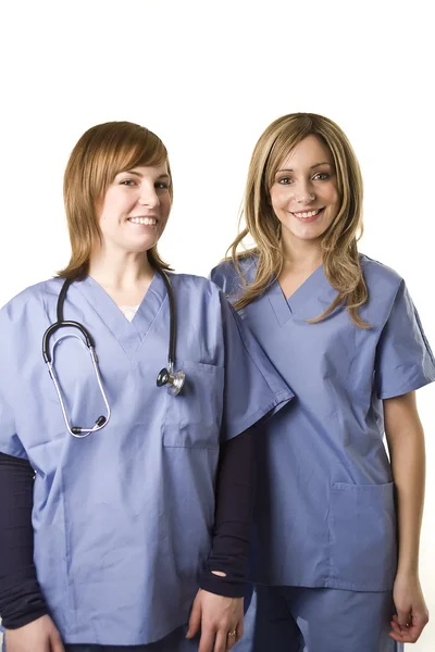 Молодые медсестры вместе — стоковое фото