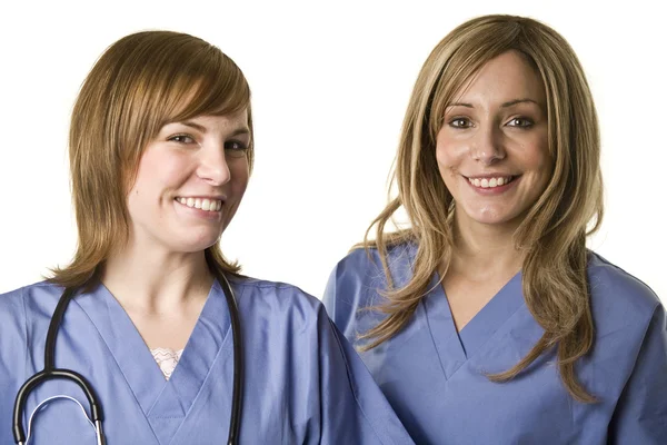 Молодые медсестры вместе — стоковое фото