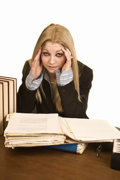 stock image Stressed Business woman