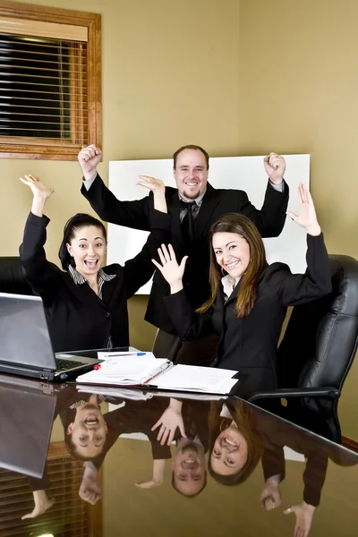 Happy business team — Stock Photo, Image