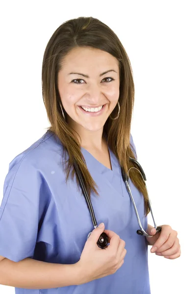 Красивая молодая медсестра — стоковое фото