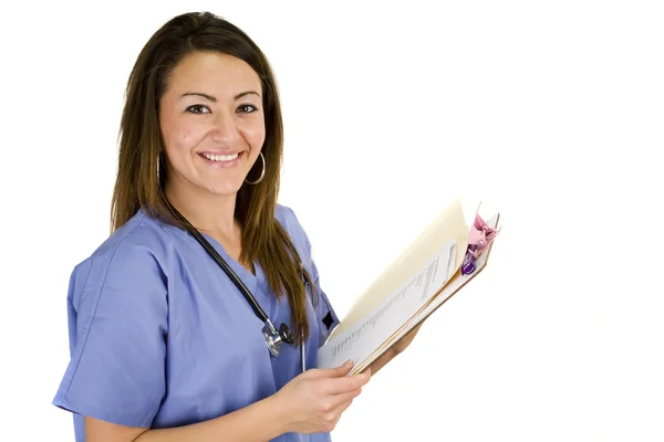 Красива молода медсестра — стокове фото