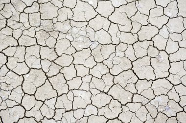 Texture of dry cracked soil clipart