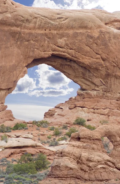 stock image Utah rock monuments and mountains close to Moab