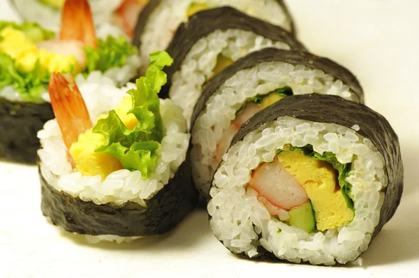 Rulouri japoneze de sushi — Fotografie, imagine de stoc