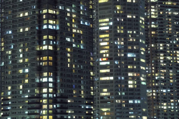Night city bakgrunden — Stockfoto