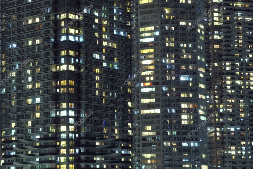 Night City Background — Stock Photo © Yurizap #4484407