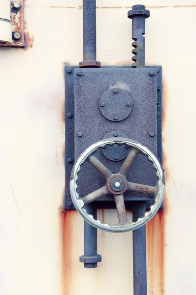 Cerradura industrial oxidada — Foto de Stock