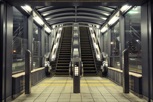Modern escalators — Stock Photo, Image