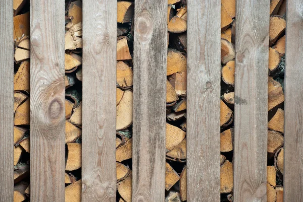 Woodched utanför — Stockfoto