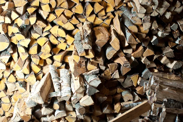 Stack of wood. — Stock Photo, Image