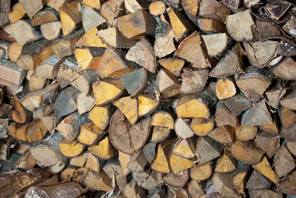 Stack av trä. — Stockfoto