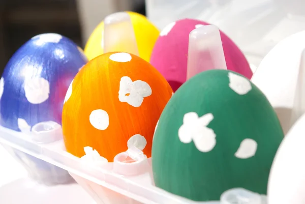 Easter eggs in a package — Stock Photo, Image