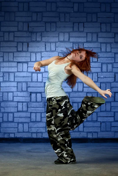 Bailarina de hip hop — Foto de Stock