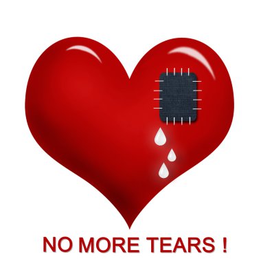 No more tears ! clipart