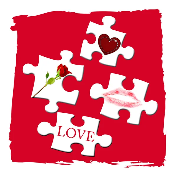 Love puzzle — Stock Photo, Image