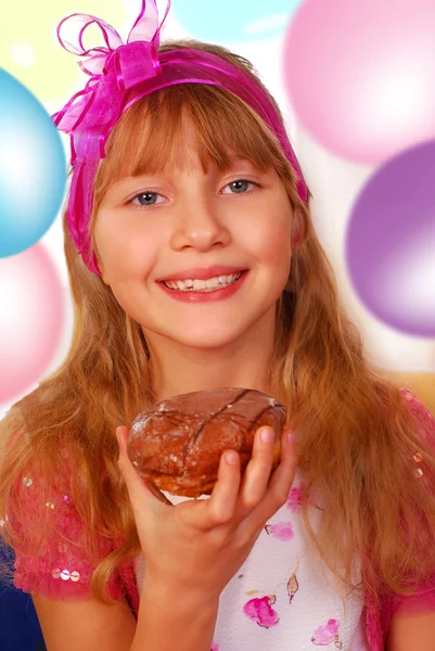 Young girl on the party — Stock Photo, Image