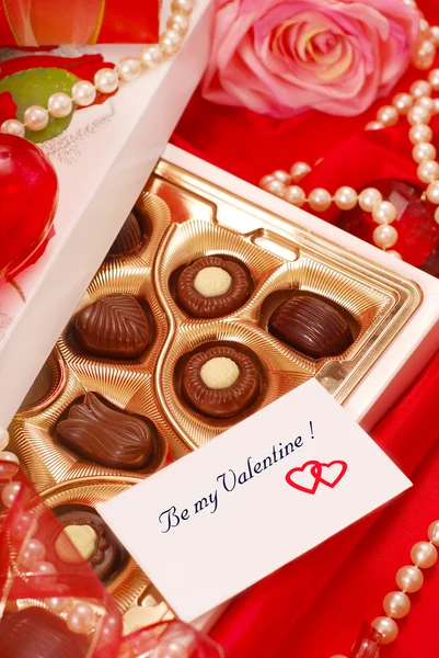 Chocolates para San Valentín — Foto de Stock