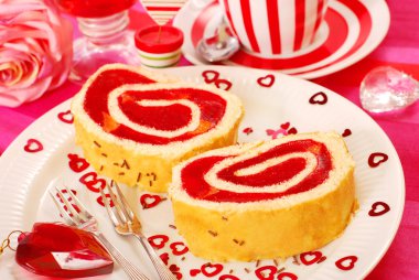 Jelly swiss roll clipart