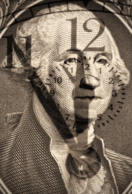 George washington bir dolarlık banknot