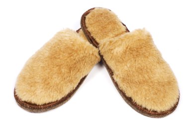 Fur house slipper