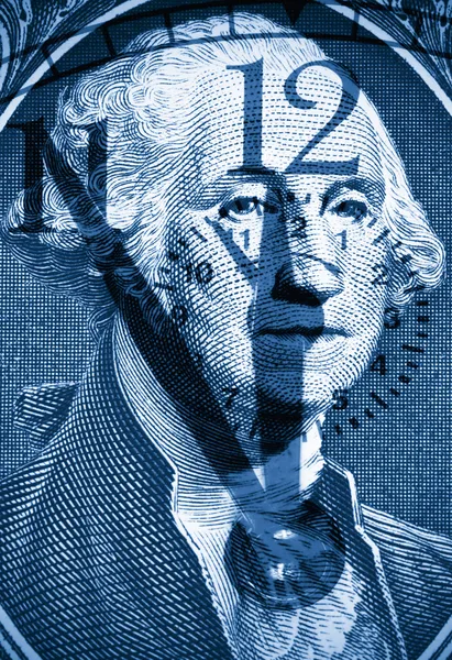 조지 워싱턴 1 달러 지폐 — 스톡 사진