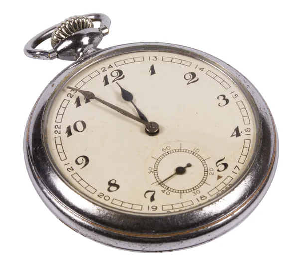 Старий кишенькові годинники — стокове фото
