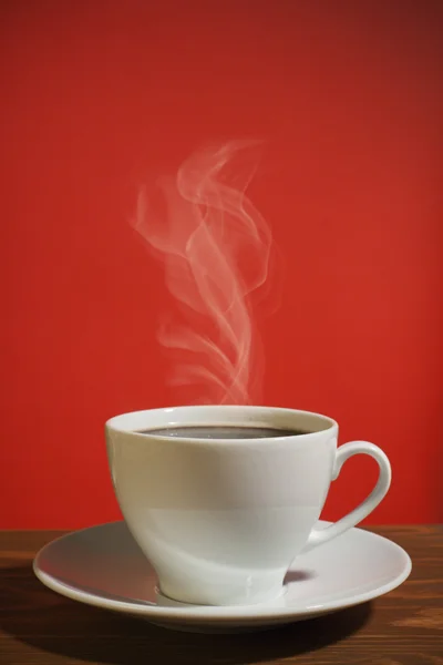 Cup of hot coffee — Stock Photo, Image