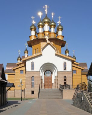 Temple of the saints Faith, Hope, Love and Their Mother Sophia, Belgorod, Russia clipart