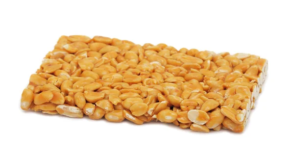 Peanut brittle, isolated — Stock Photo, Image