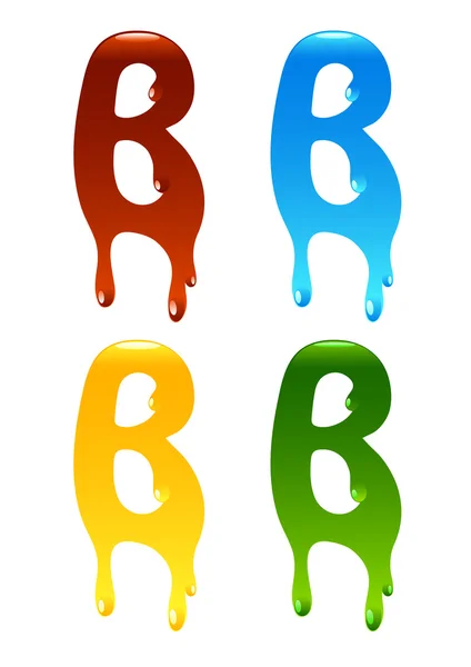 Буква B — стоковый вектор