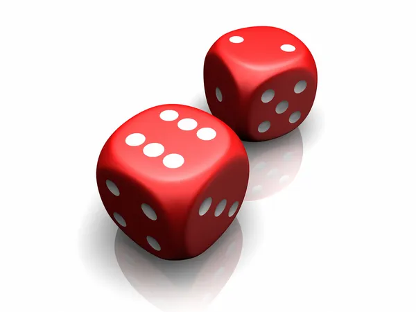 Two Dices — Stock Photo, Image