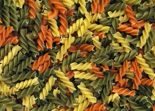 stock image Pronounced texture of colorful pasta, the high accuracy of the details