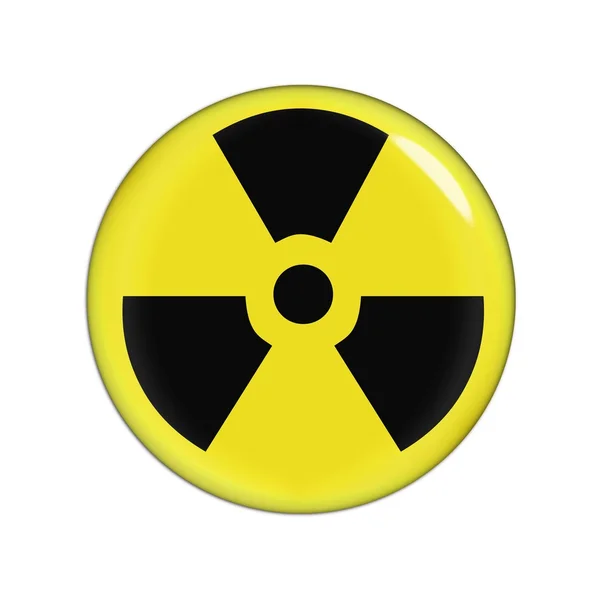 Advertencia de radiación — Foto de Stock